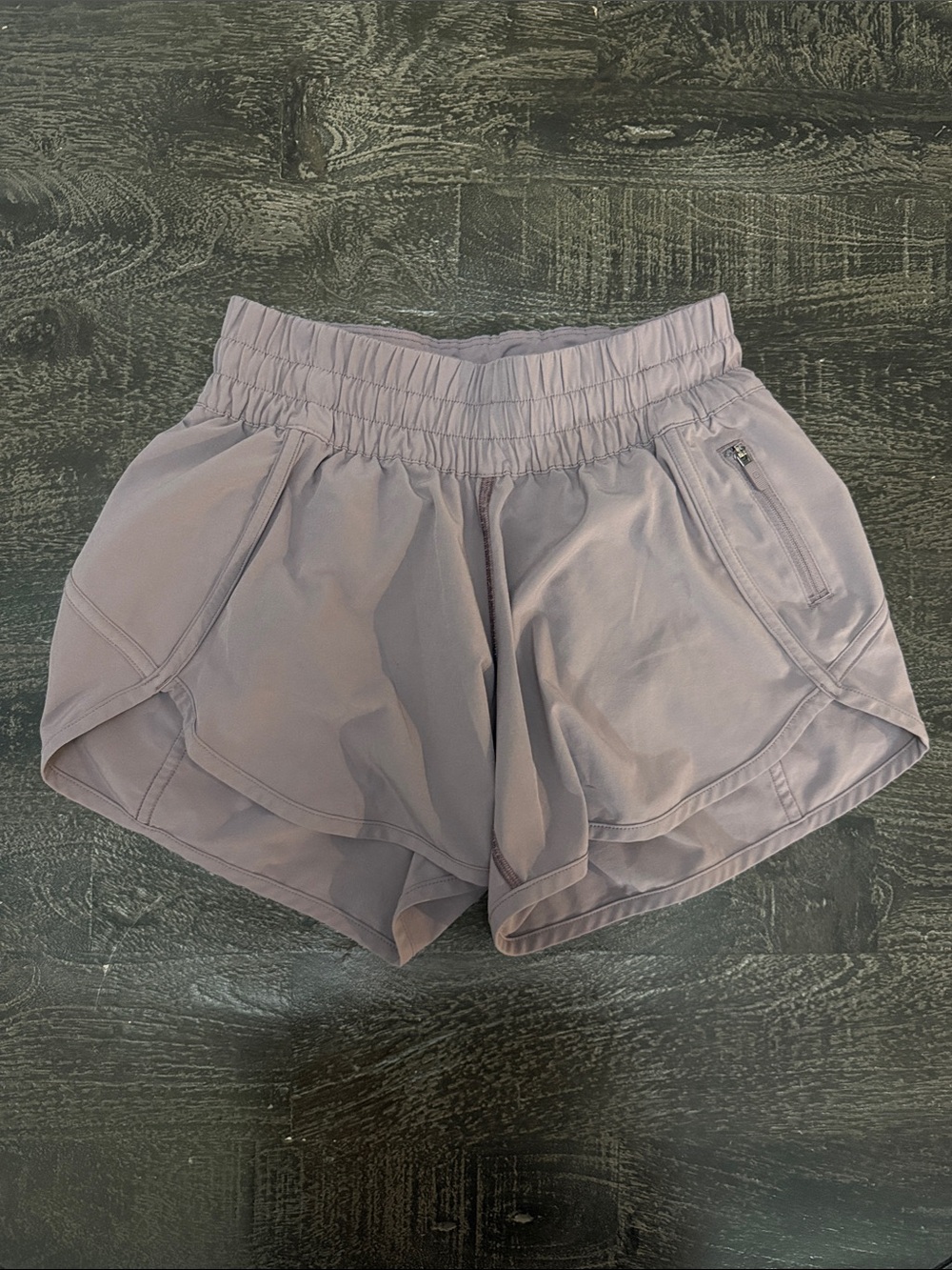lululemon athletica Light Mauve Layered Running Shorts